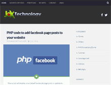 Tablet Screenshot of joxtechnology.com